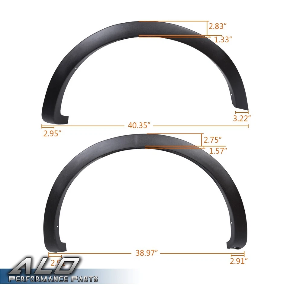 4pcs Fit For 2004-2008 Ford F150 Fender Flares Wheel Protector Factory Style Set Foto 2 de 4