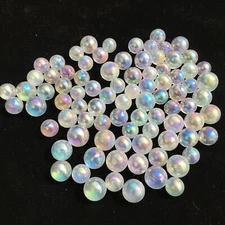  Rainbow aura sphere quartz crystal ball healing 10pcs sx30