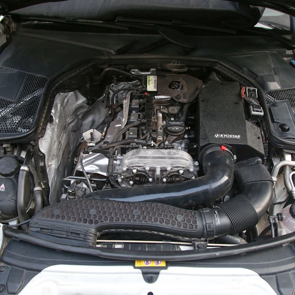 Sistema de entrada de ar frio para Mercedes-Benz C300 C180 2018-2021 W205 M264 1.5/2.0T - Imagem 3 de 4