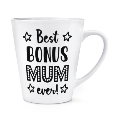 Migliore Bonus Dad Ever 426ml Grande Tazza Scherzo Divertente Padrigno