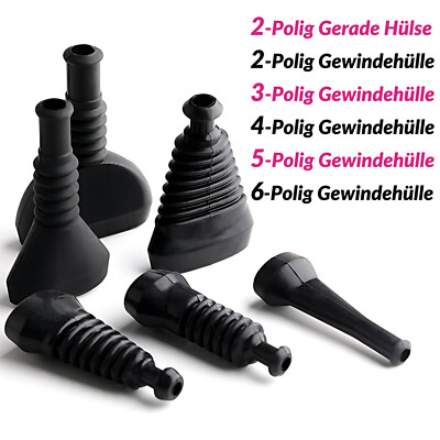 AMP TYCO Superseal Gummitüllen Knickschutztüllen 2/3/4/5/6 Polig Steckverbinder