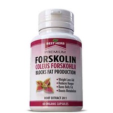 Best Herb Forskolin 20 Extract: Weight Loss  Slimming Support x 60 Cap