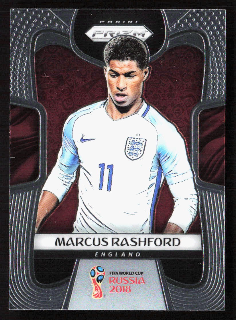 2018 Prizm World Cup Russia Marcus Rashford    #72 England