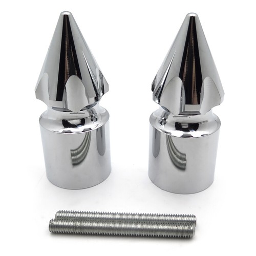 Ultimate Chrome Spike Bar Ends For Suzuki GsxR Gsxr 600 750 1000 1100