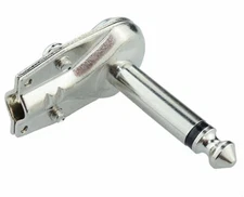 JACK MONO 6.3MM RIGHT ANGLE PIPE 90° RIGHT ANGLE PLUG GUITAR PLUG EFFECTS