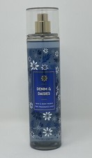 New Bath and Body Works Denim  Daisies Fine Fragrance Body Mist 8 fl oz