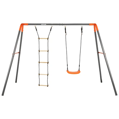 KETTLER Doppelschaukel COMBI grau/orange