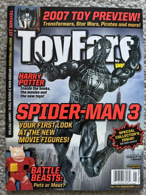 TOYFARE Magazine #117 May 2007 The Toy Magazine - Spider-Man 3, Harry Potter