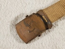 USA Boy Scouts Vintage 1950s Solid Brass Belt Buckle  Be Prepared BSA SCOUT