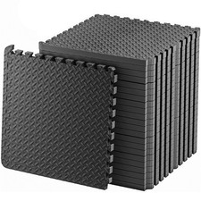 EXTRA THICK GYM FLOORING INTERLOCKING FLOOR MATS EVA SOFT FOAM MAT YOGA TILES UK
