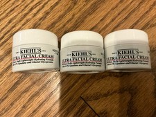 3X Kiehls Ultra Facial Cream 7ml/each Total 21ml New No Boxes