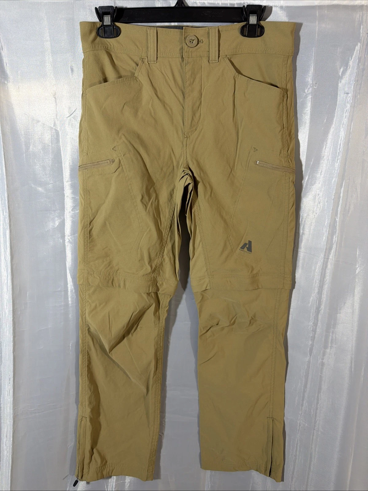 Eddie Bauer Pants Men's 30x30 First Ascent Guide Pro Convertible Hiking Zip Off