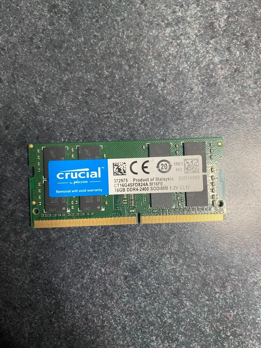 HMA82GS6AFR8N-UH Hynix 16 Go PC4-19200 DDR4-2400 MHz Non-ECC 2Rx8
