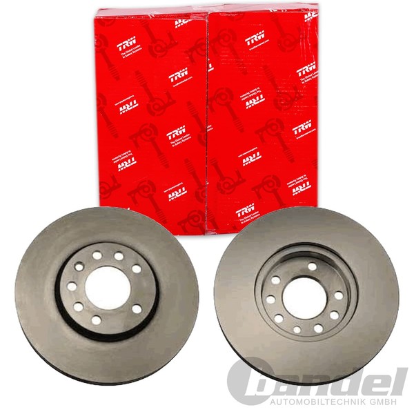 2X Trw Bremsscheiben 288Mm BelÜFtet Vorne Hinten Passend FÜR Lotus 2 Elise-image