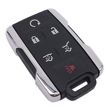 Fits for Chevy Tahoe Suburban/GMC Yukon Key Fob Case Shell 6 Button Silver