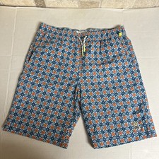 Psycho Bunny Boys Swim Trunks, multicolor, 18/20 EUC
