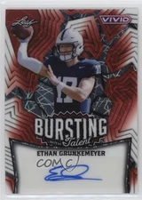 2025 Leaf Vivid Bursting with Talent Red Laser 2/2 Ethan Grunkemeyer Auto 17hx