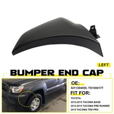 Front Driver Bumper End Black For 2012-2015 Toyota Tacoma TO1004177 5211304050