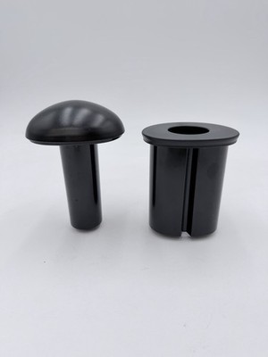 Magic Veggie Bullet VB-102 Outer & Inner Pusher Replacement Part Black 2 Piece