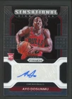 2021-22 AYO DOSUNMU AUTO PANINI PRIZM SENSATIONAL SIGNATURES RC AUTOGRAPHS