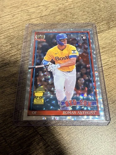 2026 Topps Series 1 1991 Crackleboard Foil Roman Anthony #T91-71 Red Sox (RC)
