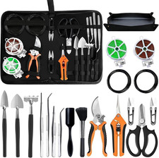 Bonsai Tools Set, 20-Piece Bonsai Tools Set with Waterproof Repotting