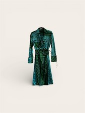 Mango Printed Bow Dress - Size small/4