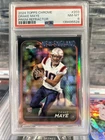 DRAKE MAYE 2024 Topps Chrome #203 PRISM REFRACTOR Rookie RC PSA 9 PATRIOTS