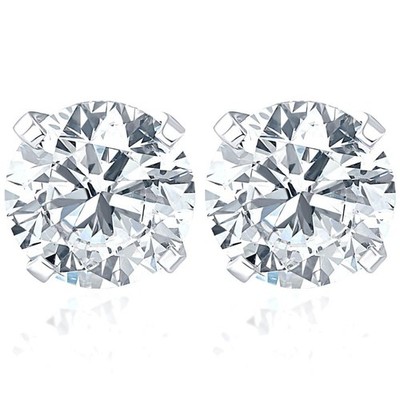 VS 1 Karat (ctw) Diamant Ohrstecker in 14k Weiß- oder Gelbgold Lab Grown