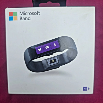 Schwarzer Microsoft Band Aktivitätstracker Modell 1619 voll funktionsfähig - einzigartig bei eBay!