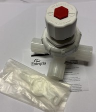 Entegris Integra, MA8-3M-04 3/4” Manual 3-Way Diaphragm Valve, 1/2” Orifice.