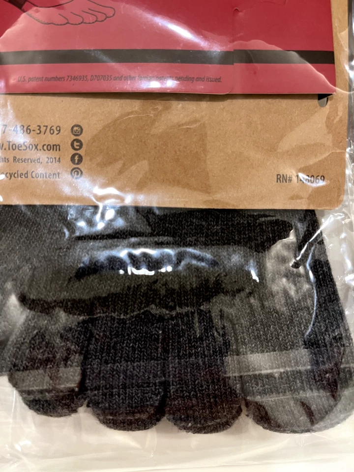 Lote de 3 - Calcetines Toesox Bailarina Punta Completa con Suela Antideslizante -Talla S  Foto 4 de 4