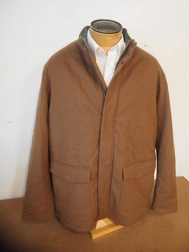 Peter Millar Crown Crafted Wool Tempest Insulated Coat NWT XXL $1695 Tawny - product listing photo