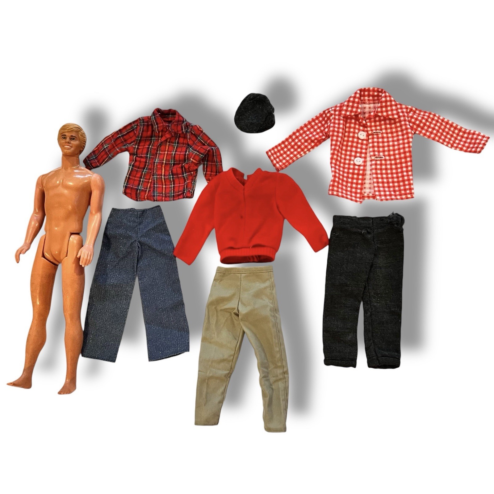 VTG Mattel Barbie California Ken Doll Plus Extra Clothes Lot Vintage 1980s B-1
