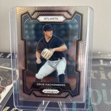 2024 Panini Prizm Baseball DRUE HACKENBERG Silver Refactor #234 ATLANTA