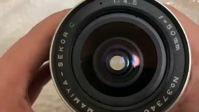 Near MINT] Mamiya Sekor C 50mm f/4.5 Wide Angle MF Lens For RB67