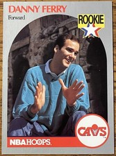 Danny Ferry 1990-91 Hoops Rookie Card #336 Cleveland Cavaliers NBA RC Free Ship. rookie card picture