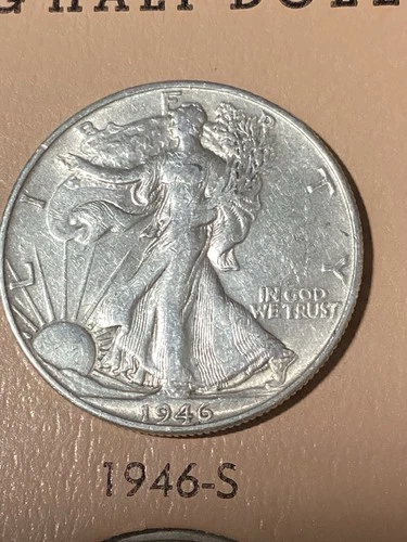1946-S Better Date Silver Walking Liberty Half  XF+ And You Get Coin In Photos!