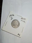 1916-D Buffalo Nickel Bonus Coin Included