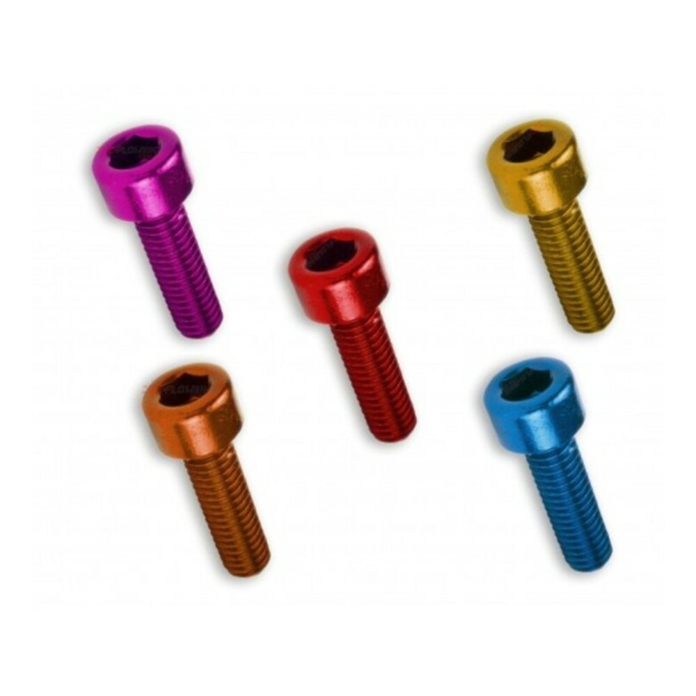 Kit 6 Screws Allen Head Cylindrical m6x20 Gold V Parts for Moto Spare Parts
