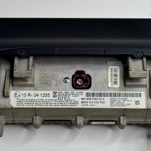 BMW 3 F30 F35 F31 2016 Bildschirm / Display / Blinker 9387453 HBE245 - Bild 6 von 6