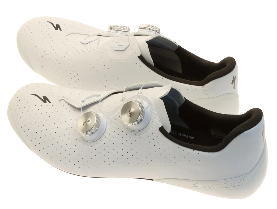 Zapatos de ciclismo de carretera Specialized S-Works Antorch 46 EU WIDE BOA blanco ligero uso Foto 2 de 4