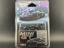 Mini GT Lamborghini LB-Silhouette WORKS MURCIELAGO GT Evo Black #1053 1/64