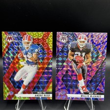 2025 Panini Mosaic Football #162 ANDRE REED Choice Red & Yellow /89 BILLS