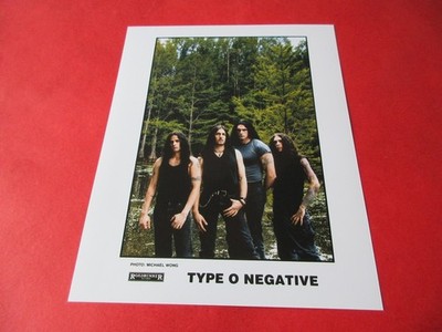 TYPE O NEGATIVE   Peter Steele Kenny Hickey 10x8 inch Photograph Photo #9800