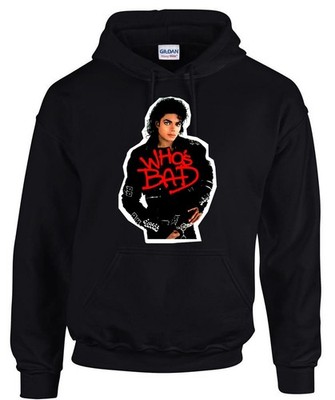 Michael Jackson Pop Rock Music Logo schwarz Hooded Kapuzenpullover -31373