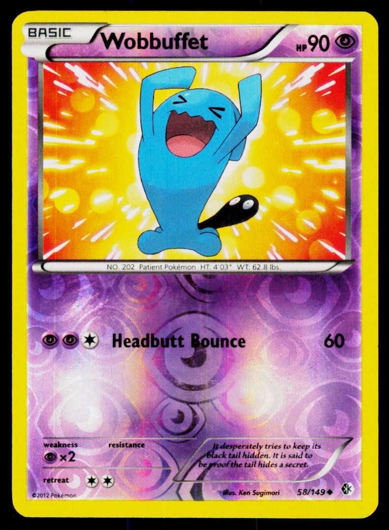 Wobbuffet Uncommon Boundaries Crossed 58/149 MP