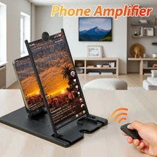 14" Mobile Phone Screen Magnifier w/ Bluetooth Remote Hands-Free Video Amplifier