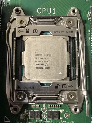 Intel Xeon E5-2650 v4 SR2N3 12C/24T 2.20GHz LGA2011-3 Dell, getestet