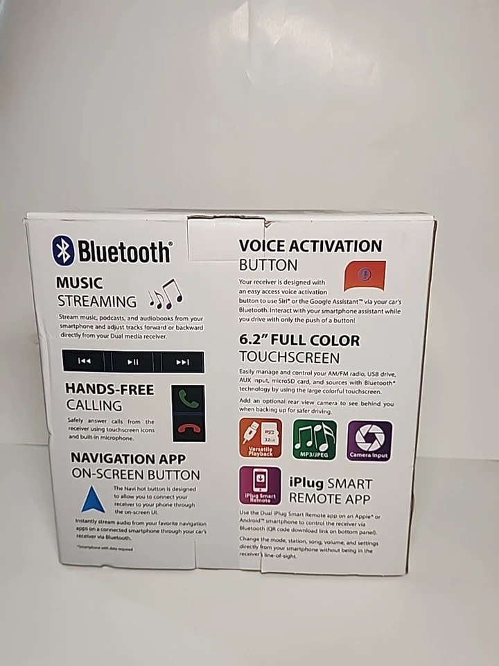 Dual Electronics XDVD269BT 6.2 inch Multimedia Touch Screen Car Stereo Receiver - Image 3 of 4